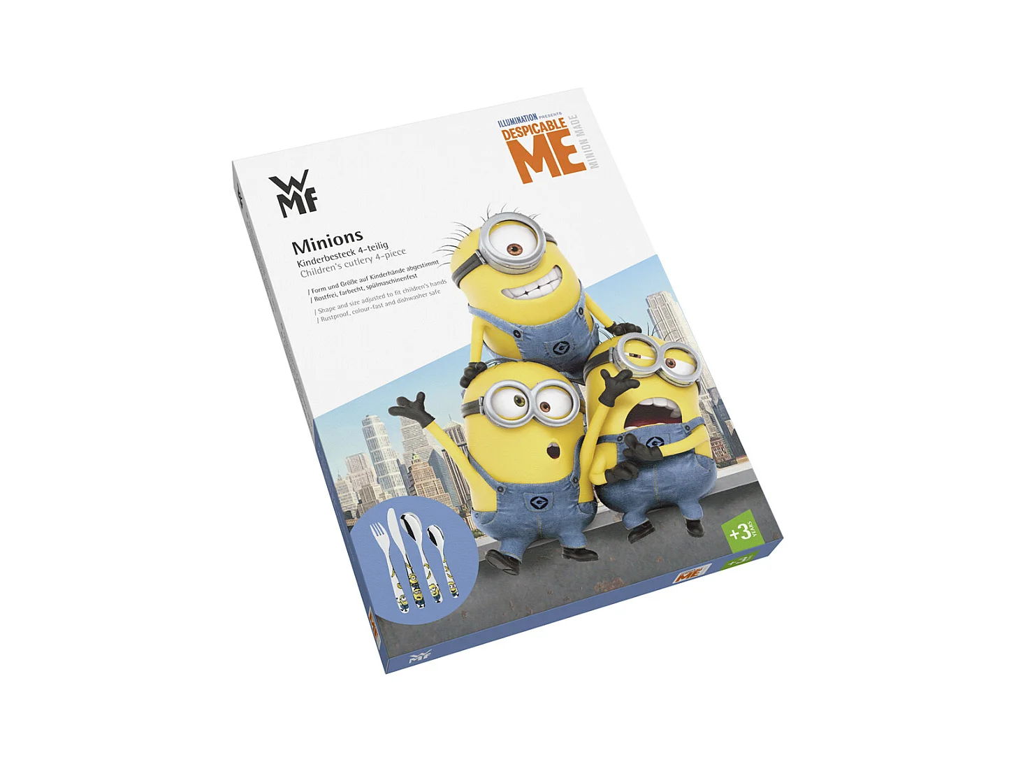 Wmf Set de couverts enfant 4 pièces minions - 1286076040