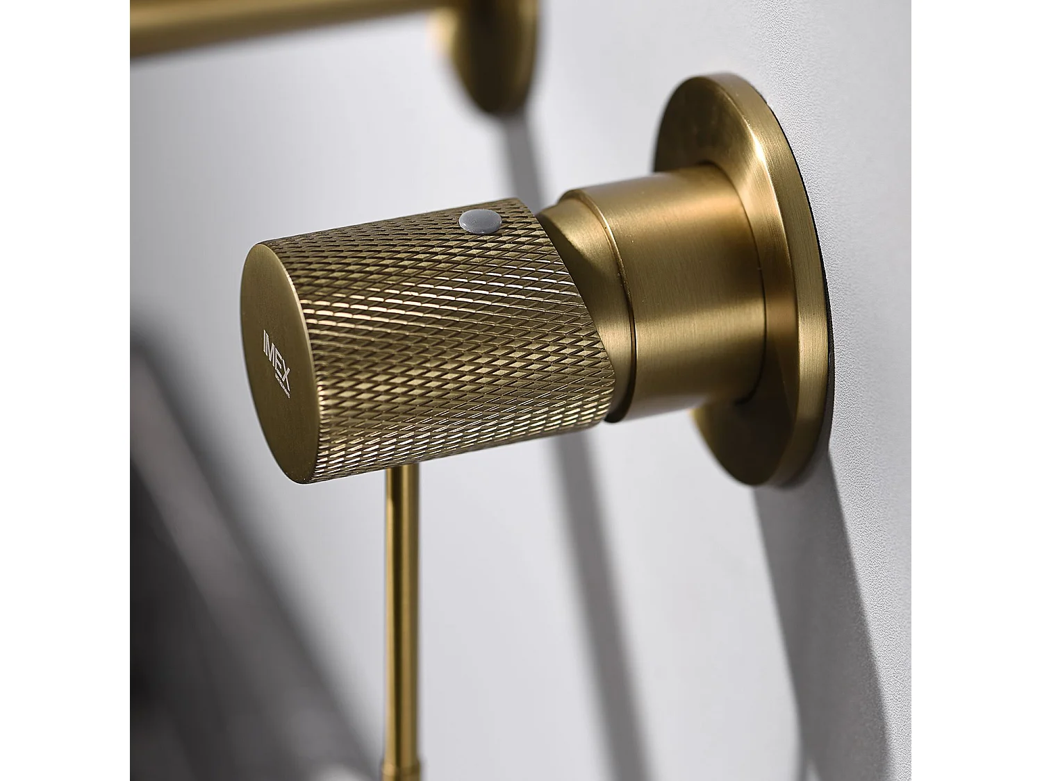 Mitigeur Lavabo Encastré IMEX LINE GLD038/OC Or Brossé Cartouche céramique de 25 mm