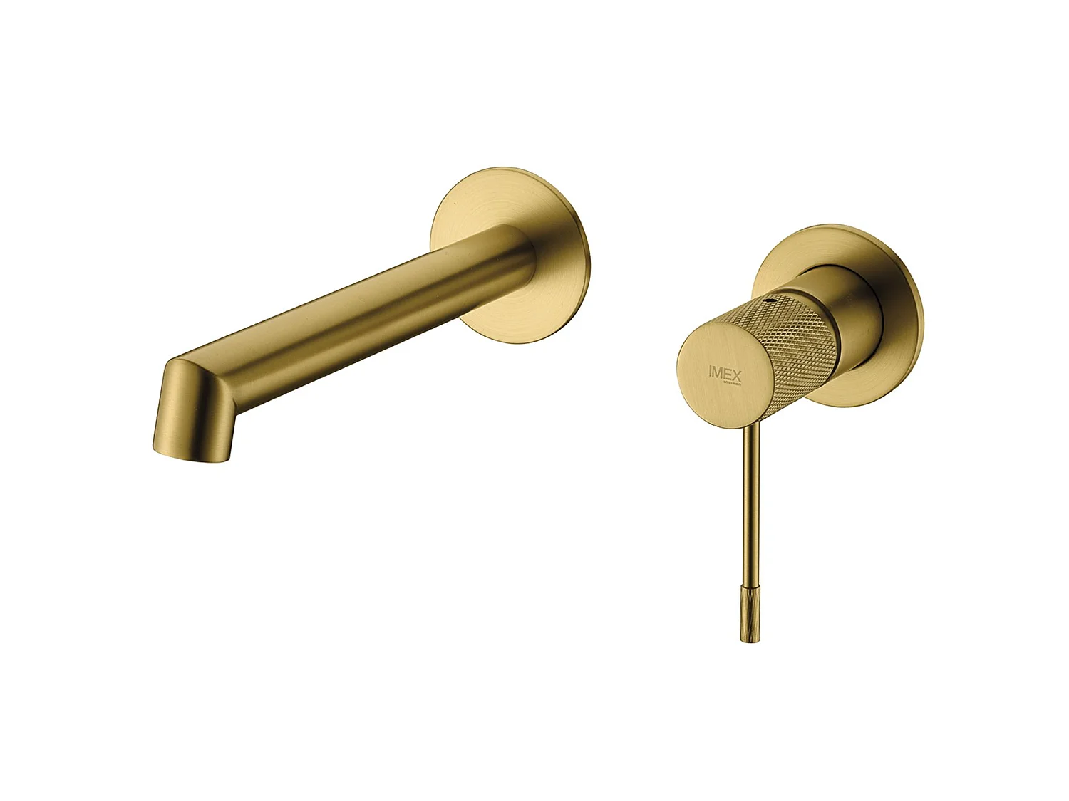 Mitigeur Lavabo Encastré IMEX LINE GLD038/OC Or Brossé Cartouche céramique de 25 mm