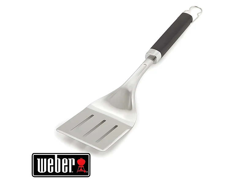 Spatola BBQ Premium Weber in Acciaio Inox Nero 15cm