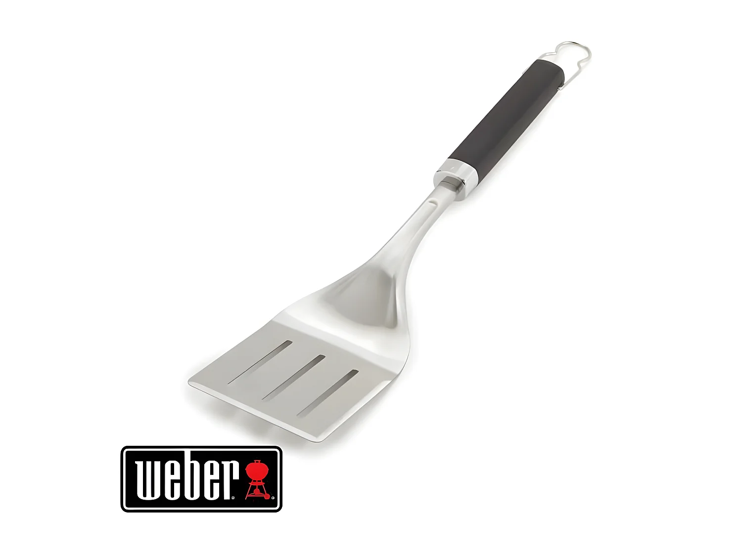 Spatola BBQ Premium Weber in Acciaio Inox Nero 15cm