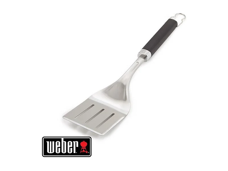 Spatola BBQ Premium Weber in Acciaio Inox Nero 15cm