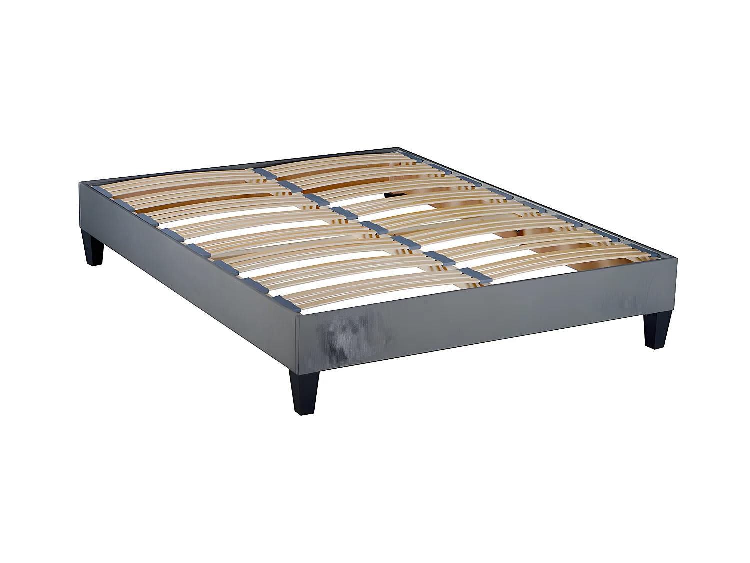 BELLECOUR LITERIE | Ensemble CASTELLANE 180x200 cm | Matelas Mémoire de forme + Sommier Bois