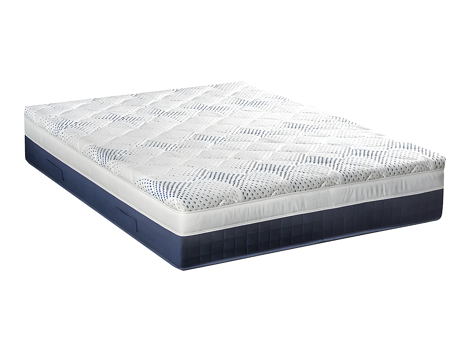 BELLECOUR LITERIE | Ensemble CASTELLANE 180x200 cm | Matelas Mémoire de forme + Sommier Bois