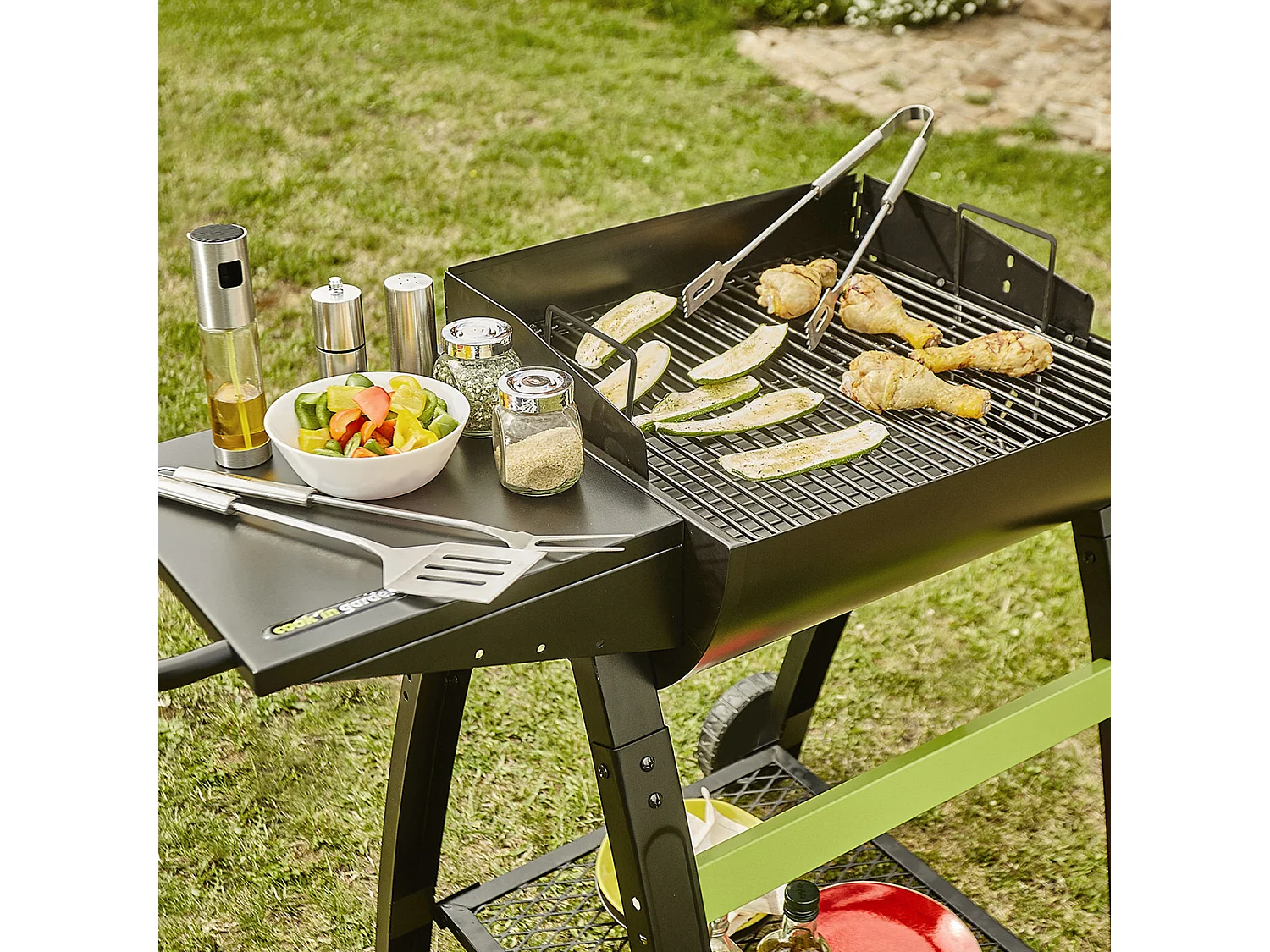 Barbecue au charbon de bois TONINO 50 - COOK'IN GARDEN