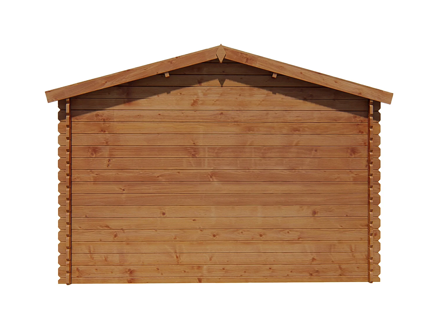 Tuinhuisje van autoclaaf behandeld hout van 8,8 m², dikte 28 mm - HORTUSA