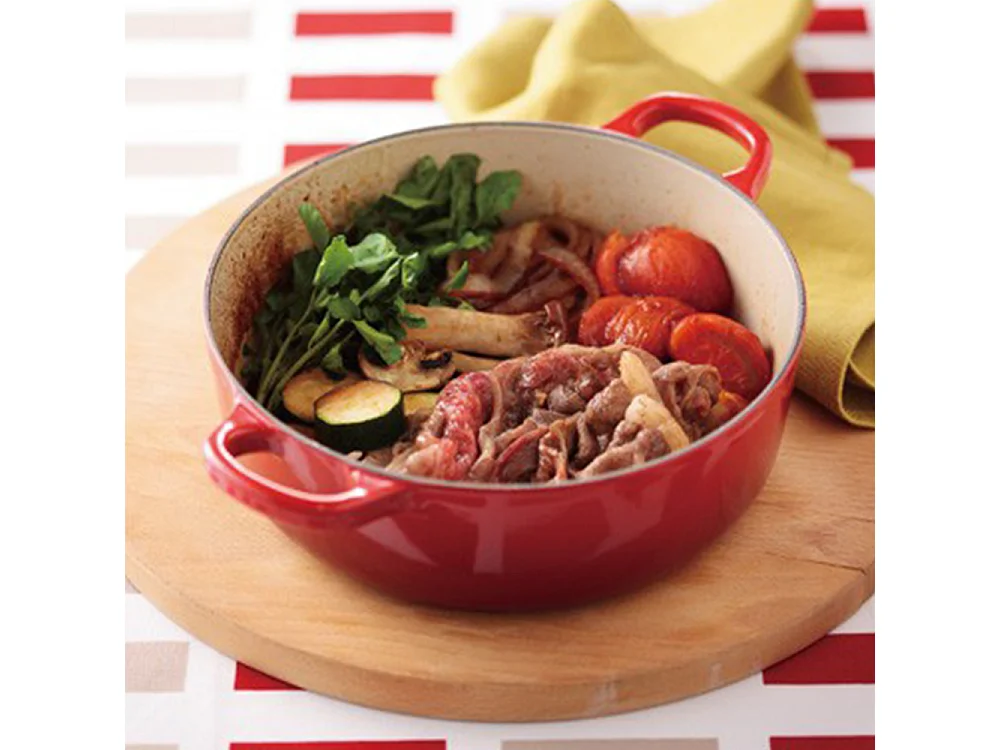 Cocotte ovale Signature 31cm Cerise