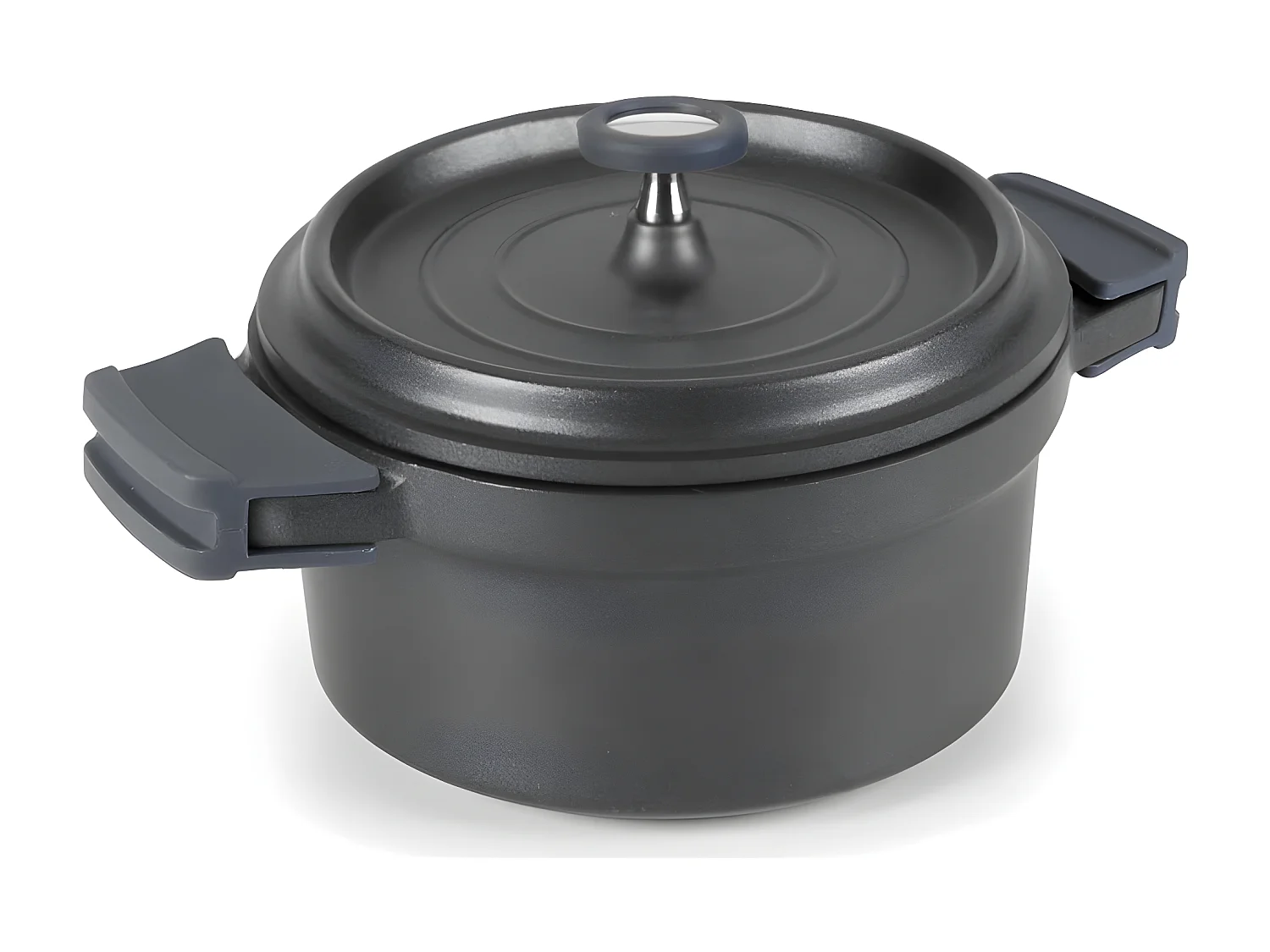 Cocotte 16 cm en fonte d'aluminium avec couvercle