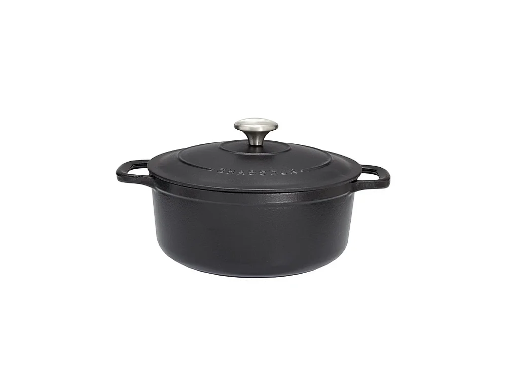 Cocotte ronde 16 cm chasseur noir interieur noir