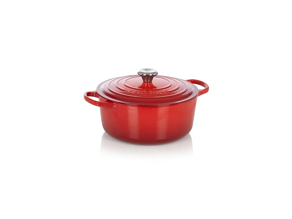 Cocotte ronde Signature 26cm Cerise