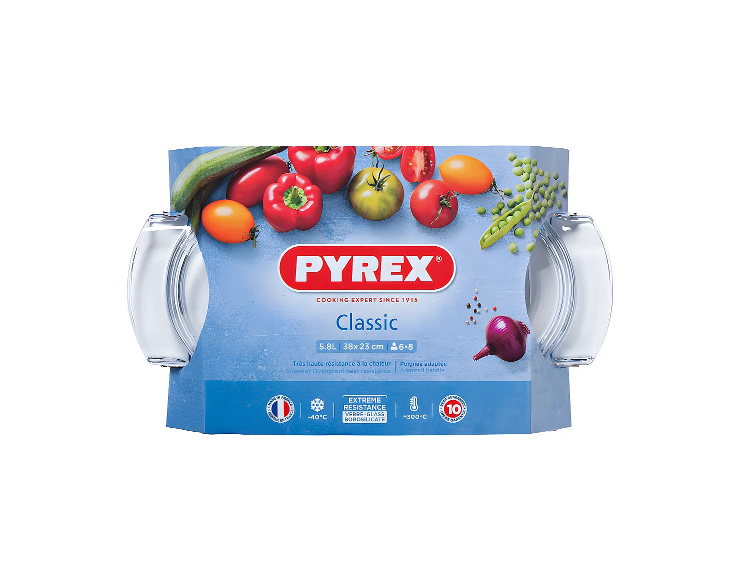 Pyrex Cocotte ovale 4.5l verre - 460a000/5043