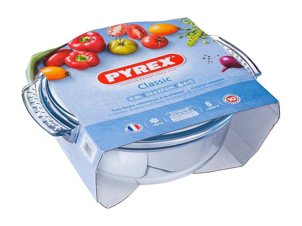 Pyrex Cocotte ronde 3.75l verre - 118a000/5043