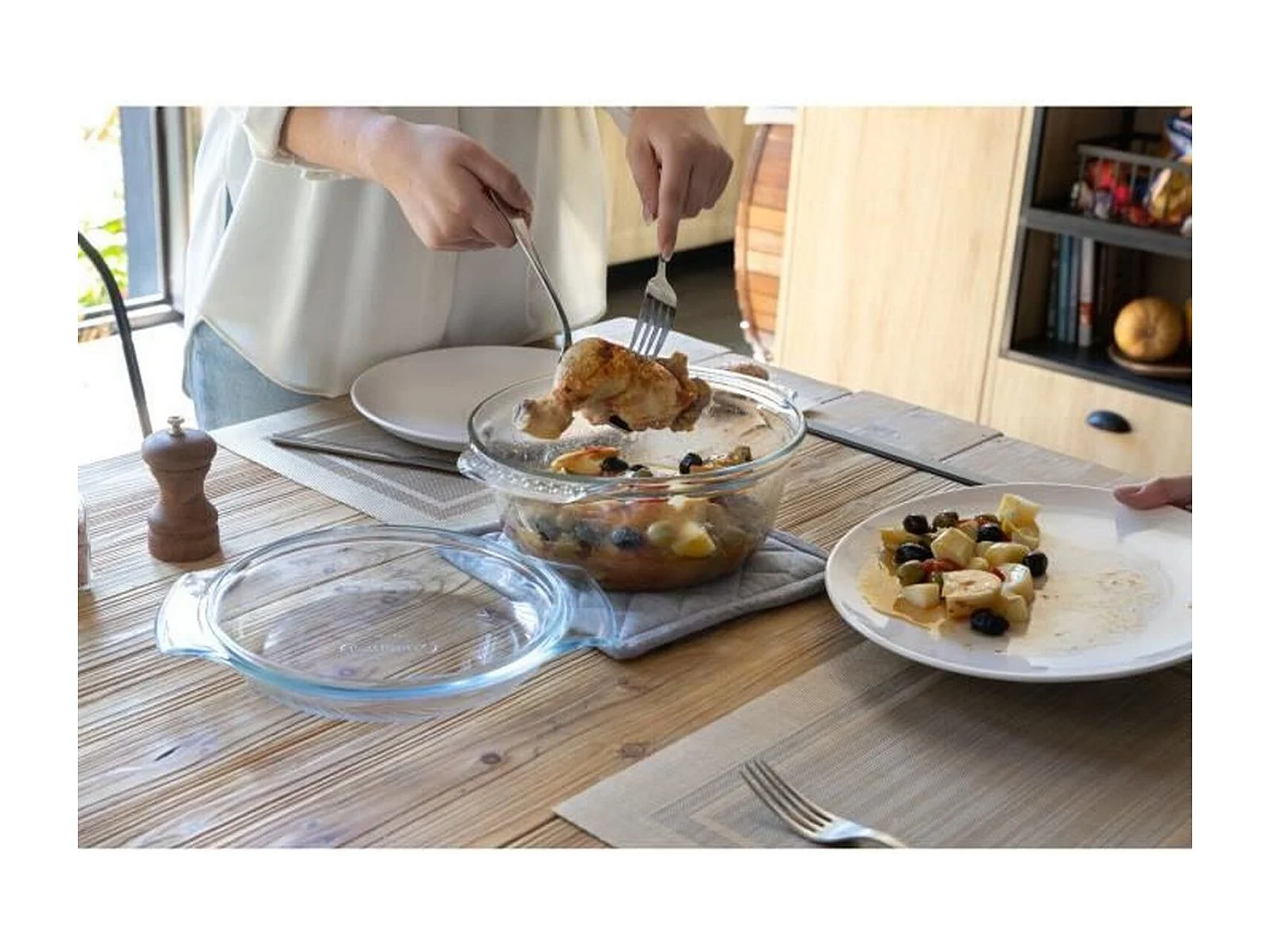 Pyrex Cocotte ronde 3.75l verre - 118a000/5043