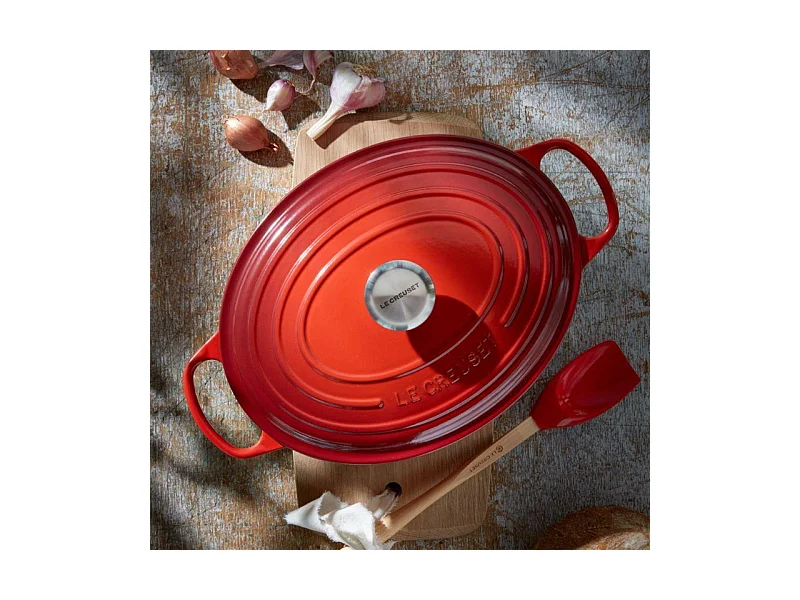 Cocotte ovale Signature 27cm Cerise
