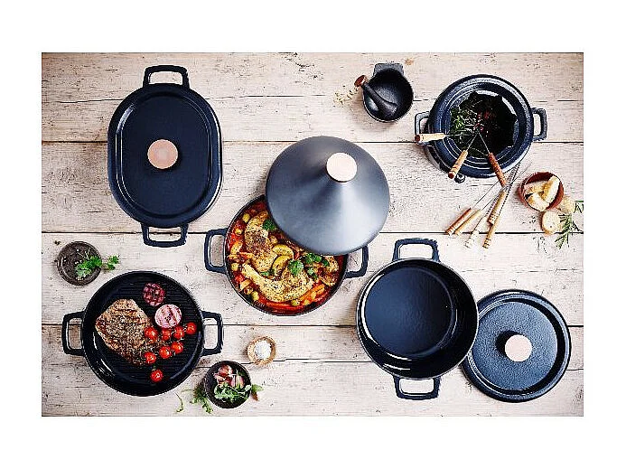 Beka Daubière en fonte émaillée 31cm noir - 15141314