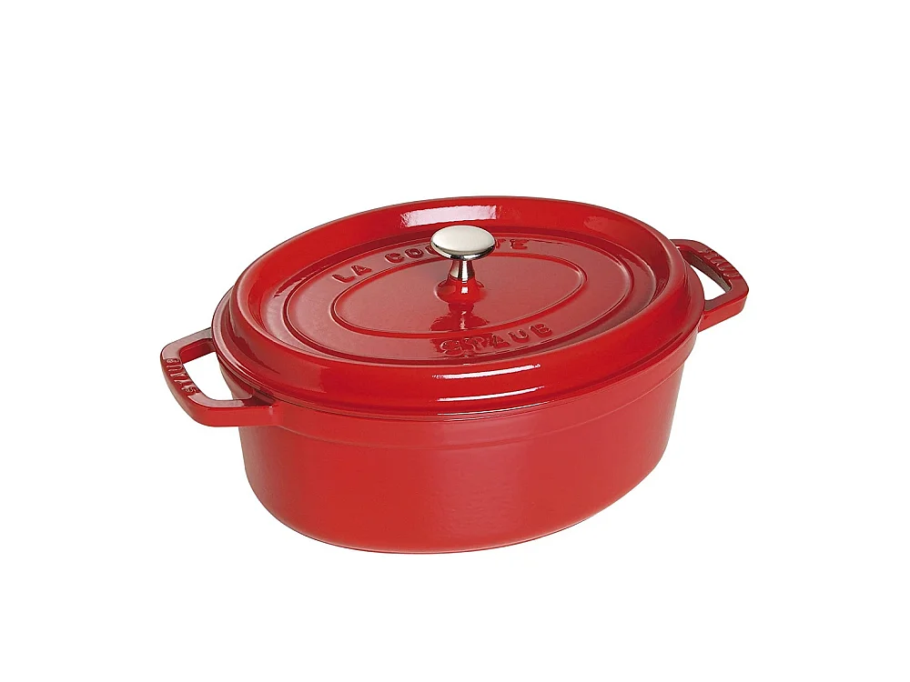 Cocotte ovale Signature 40cm Cerise