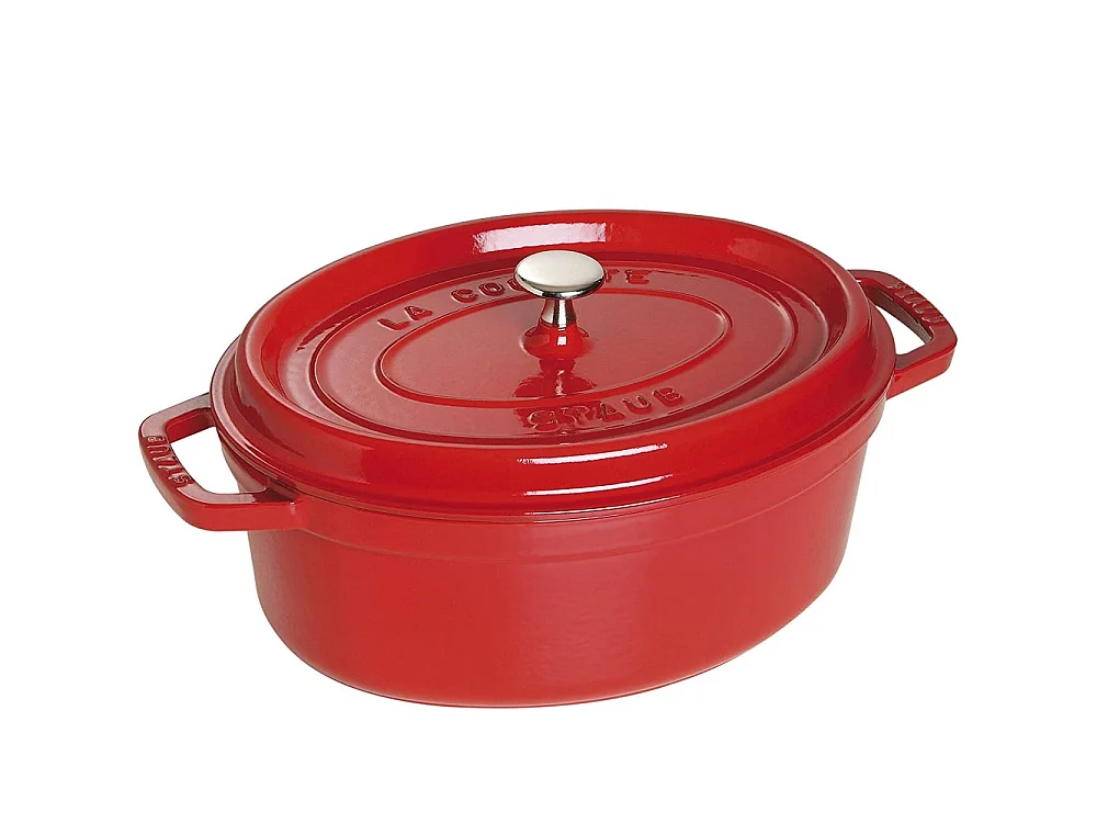 Cocotte ovale Signature 40cm Cerise