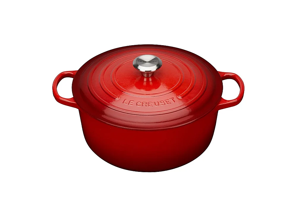 Cocotte ronde Signature 28cm Cerise