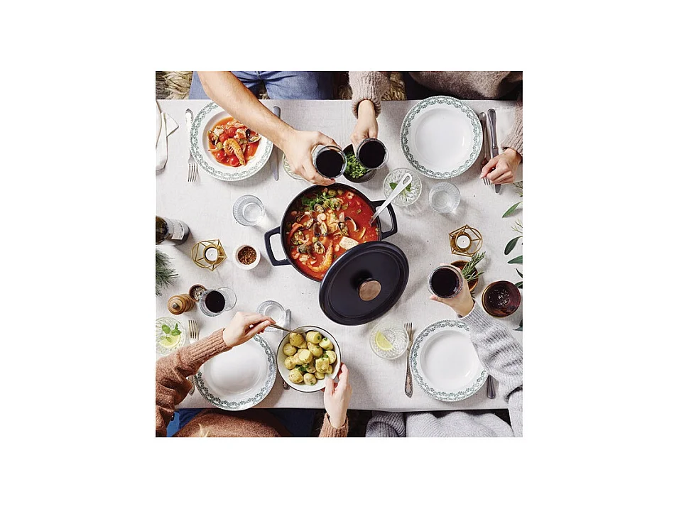 Beka Cocotte ronde en fonte émaillée 26cm noir - 15141264