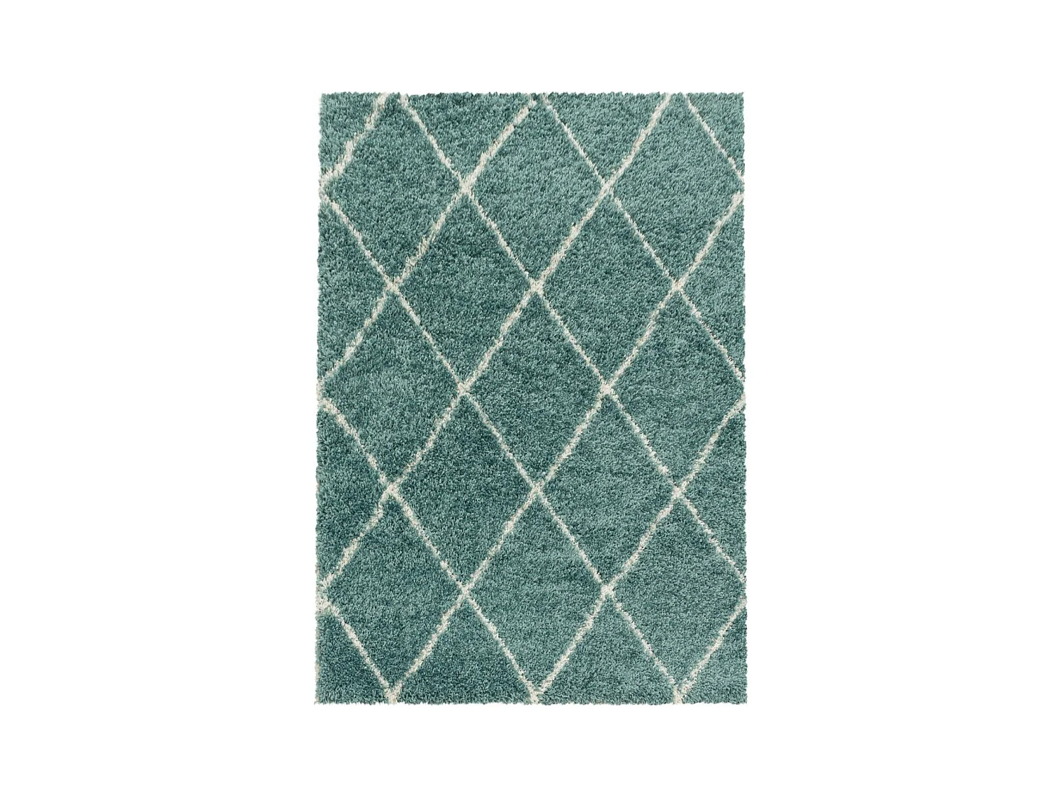 BERBERE - Tapis de style berbère - Bleu et Ivoire 200 x 290 cm