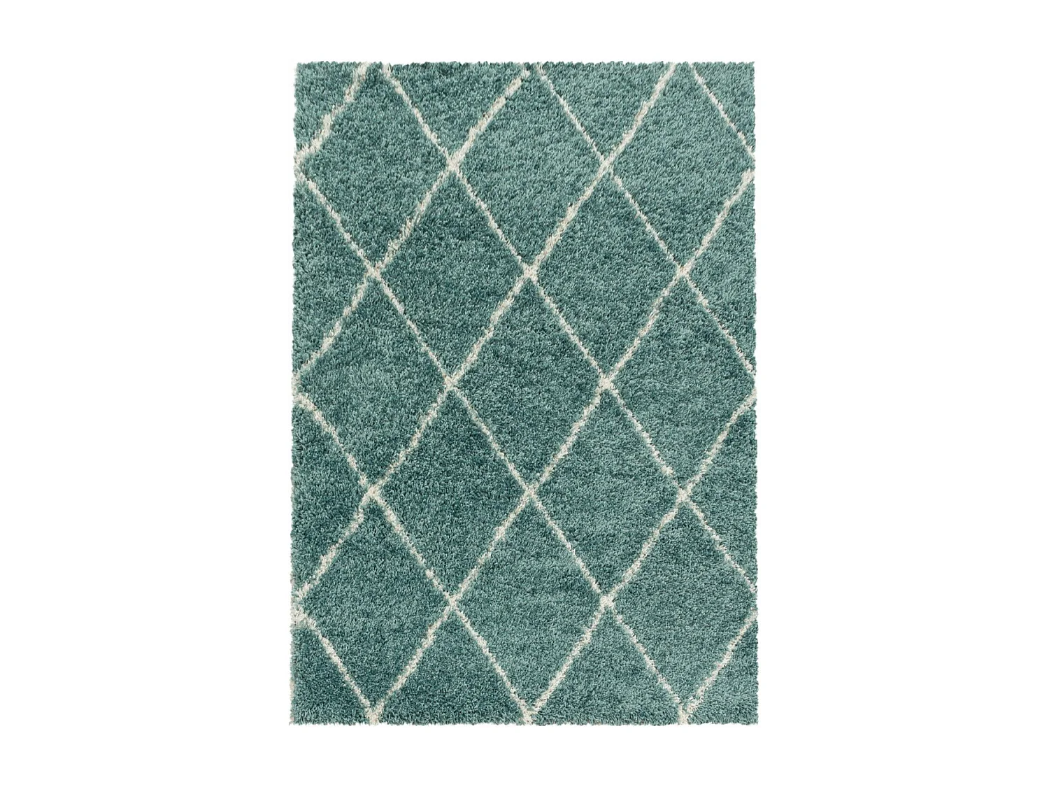 BERBERE - Tapis de style berbère - Bleu et Ivoire 200 x 290 cm