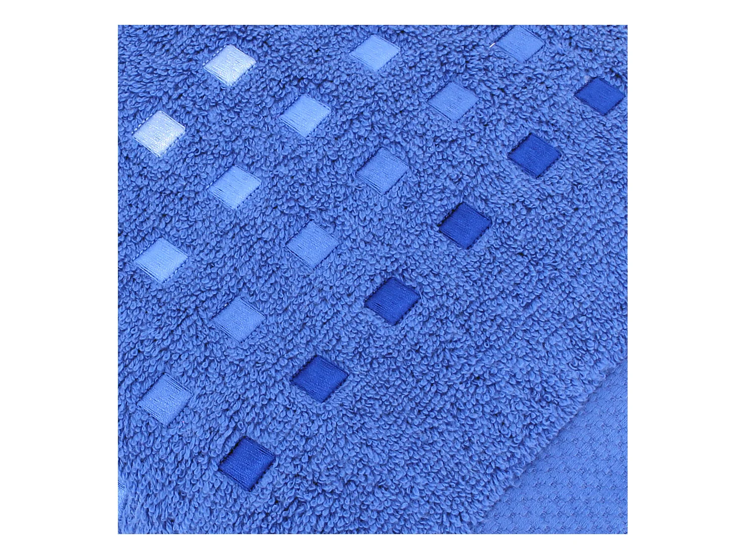 Serviette de toilette 50x100 cm coton 550 g/m2 PURE PRIMAVERA bleu Marine