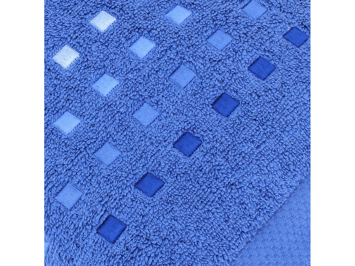 Serviette de toilette 50x100 cm coton 550 g/m2 PURE PRIMAVERA bleu Marine