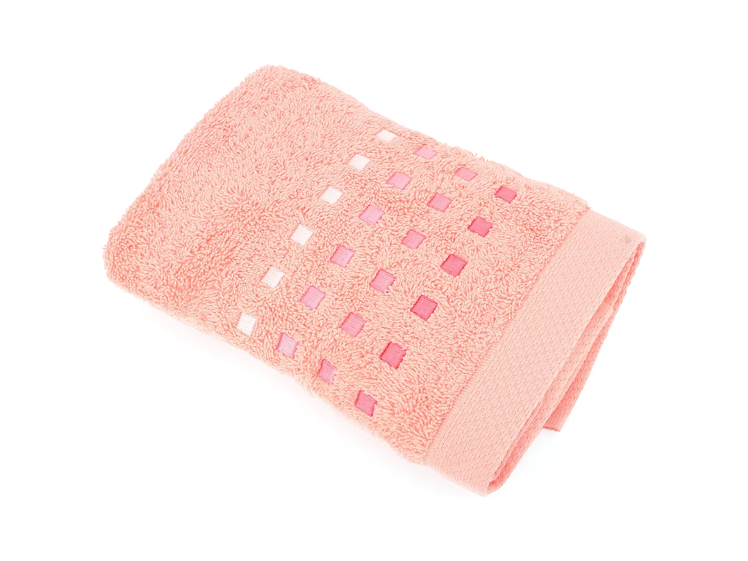 Serviette de toilette 50x100 cm coton 550 g/m2 PURE PRIMAVERA rose Saumon