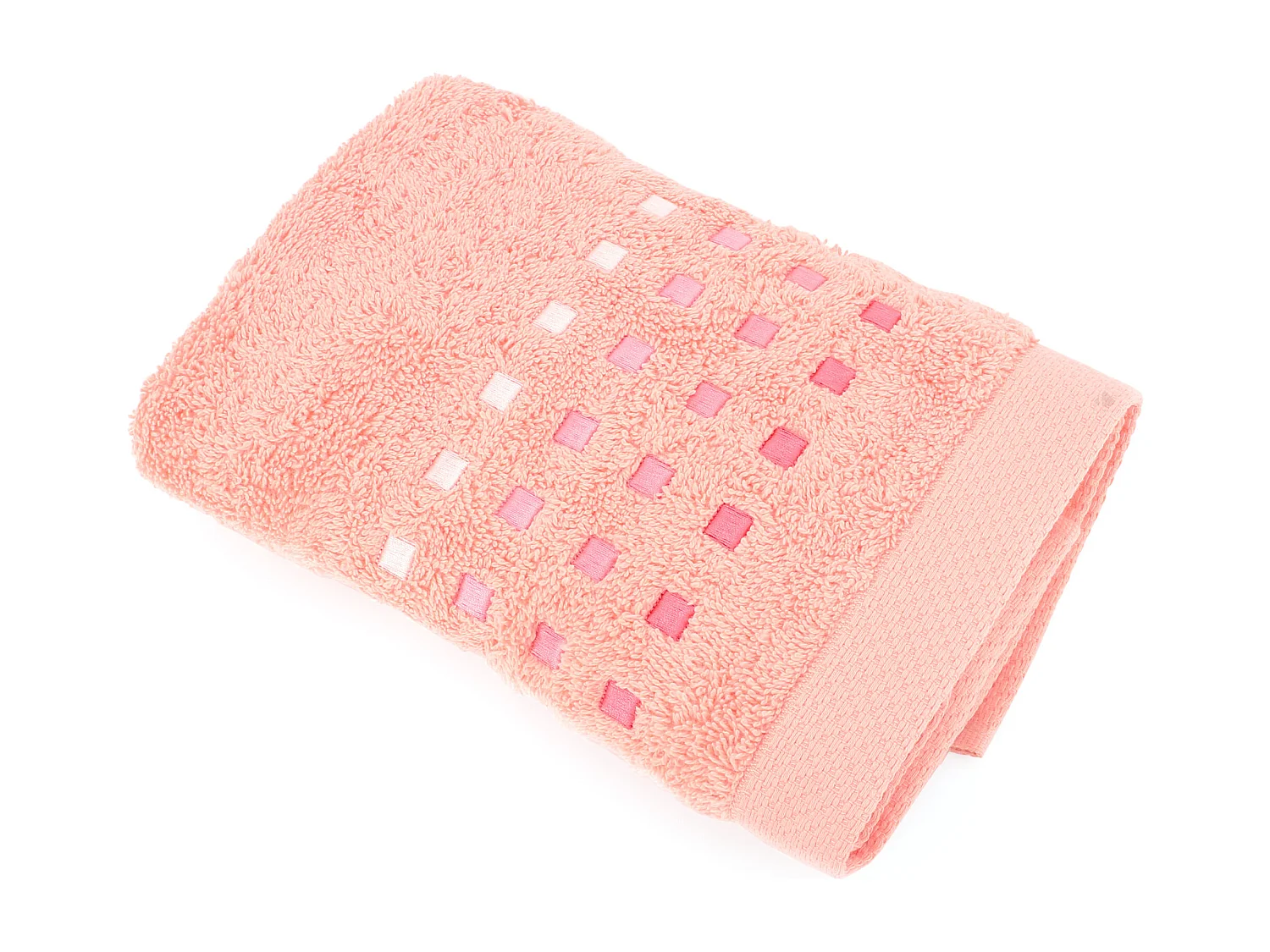 Serviette de toilette 50x100 cm coton 550 g/m2 PURE PRIMAVERA rose Saumon