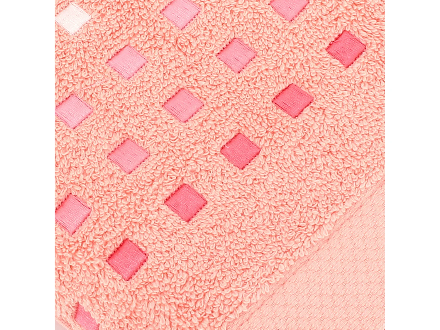 Serviette de toilette 50x100 cm coton 550 g/m2 PURE PRIMAVERA rose Saumon