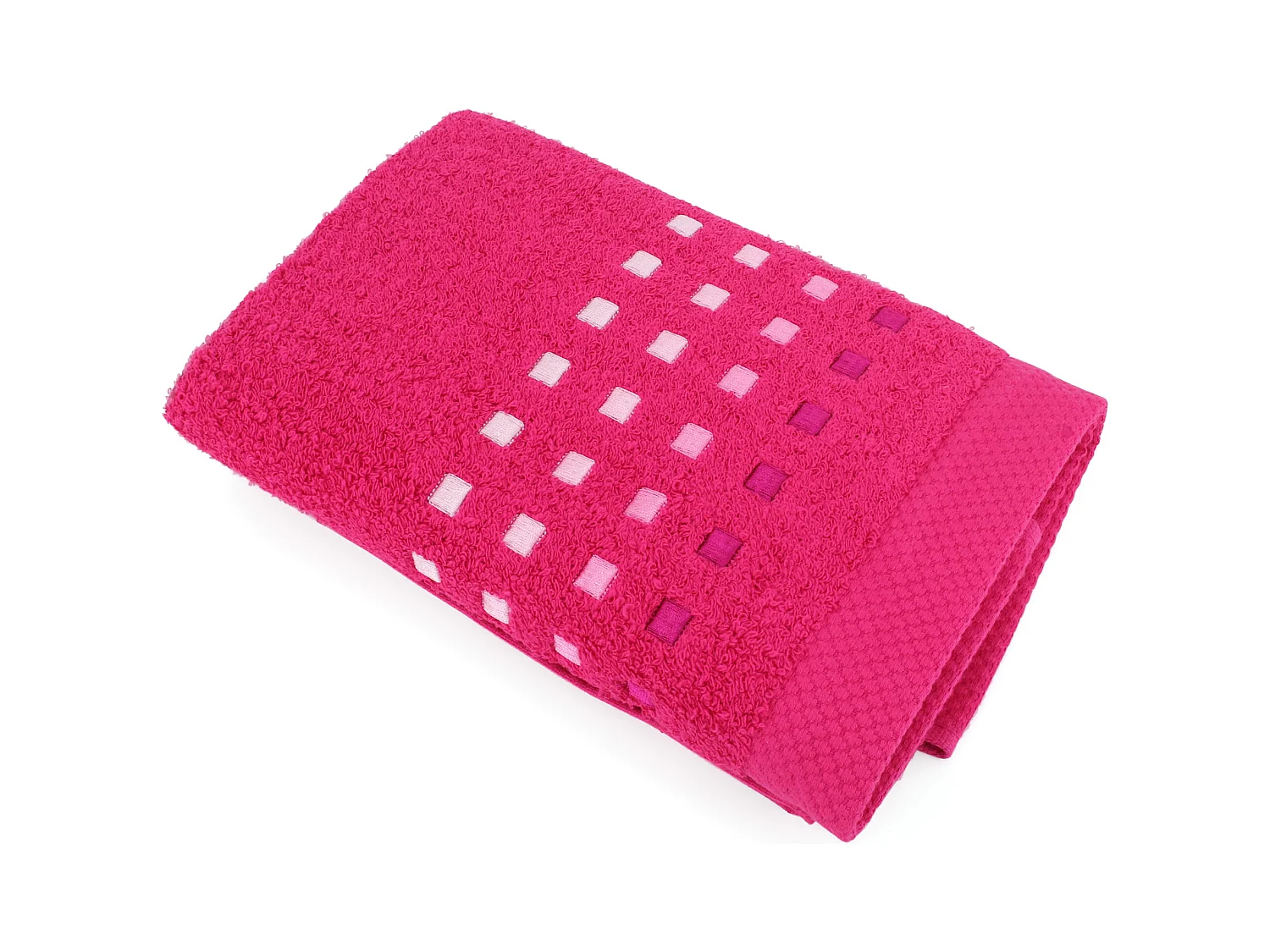 Serviette de toilette 50x100 cm coton 550 g/m2 PURE PRIMAVERA Rose Fuchsia