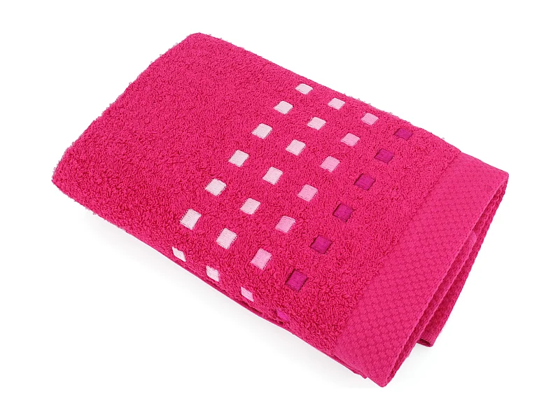 Serviette de toilette 50x100 cm coton 550 g/m2 PURE PRIMAVERA Rose Fuchsia