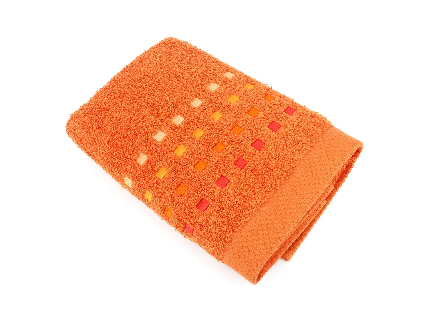 Serviette de toilette 50x100 cm coton 550 g/m2 PURE PRIMAVERA Orange Butane