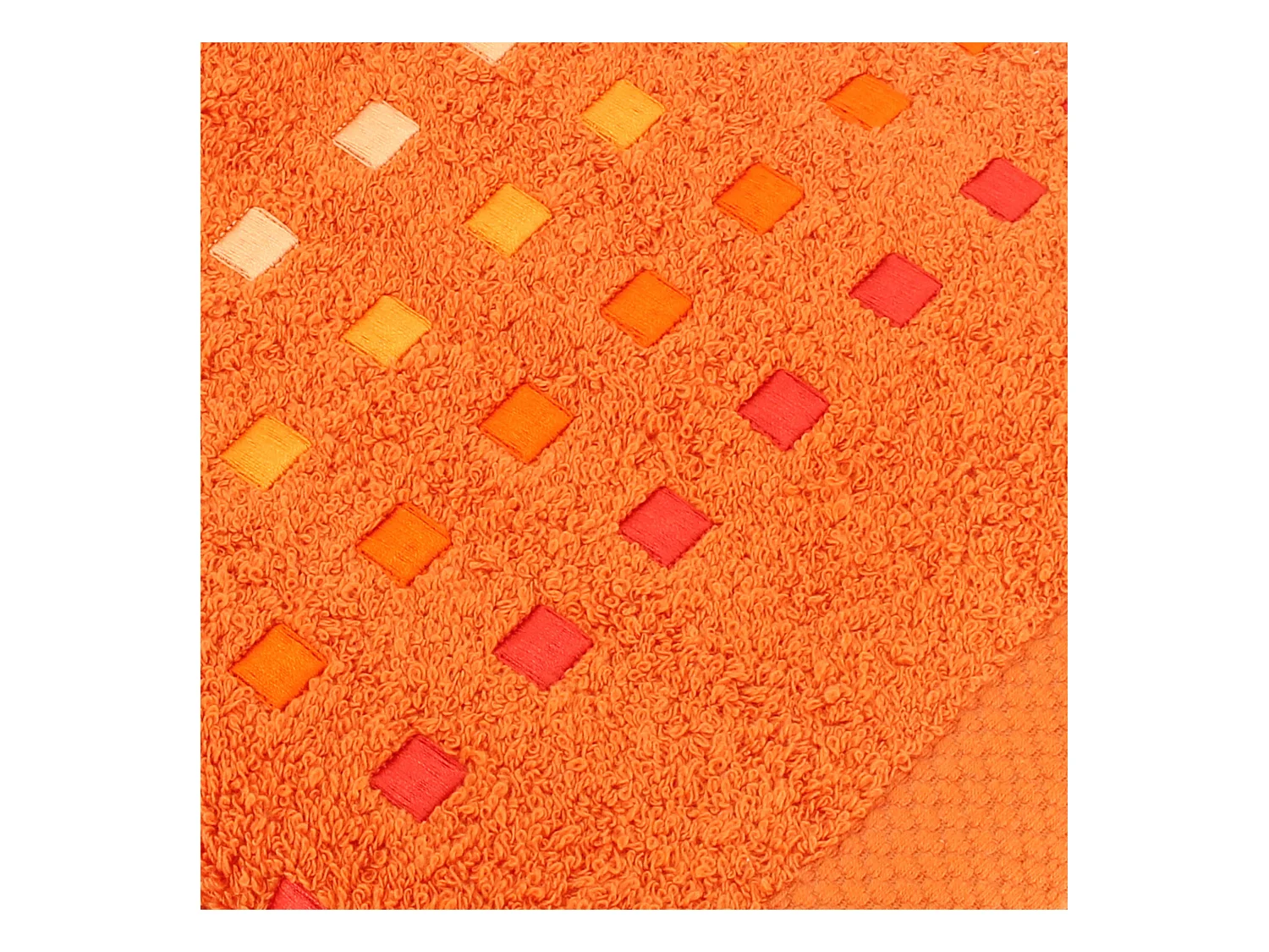 Serviette de toilette 50x100 cm coton 550 g/m2 PURE PRIMAVERA Orange Butane