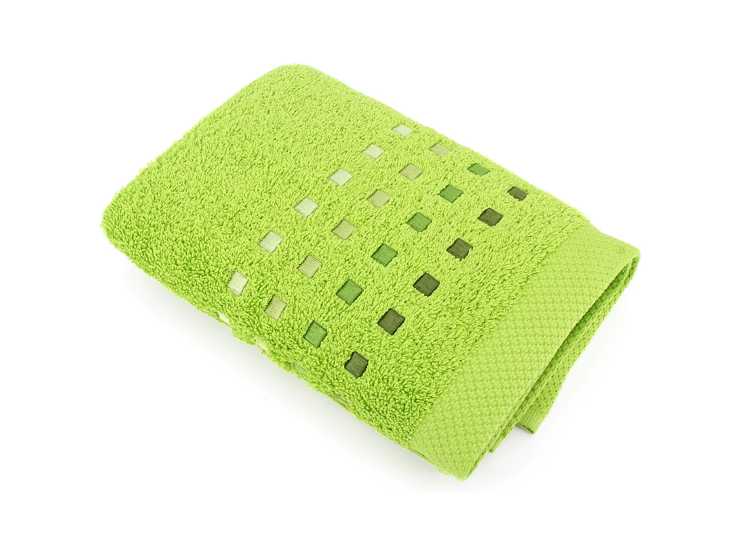 Serviette de toilette 50x100 cm coton 550 g/m2 PURE PRIMAVERA Vert Pistache