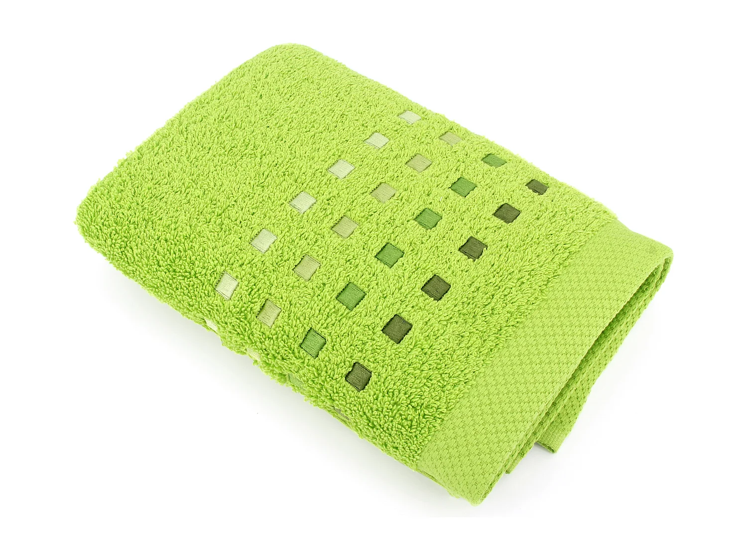 Serviette de toilette 50x100 cm coton 550 g/m2 PURE PRIMAVERA Vert Pistache