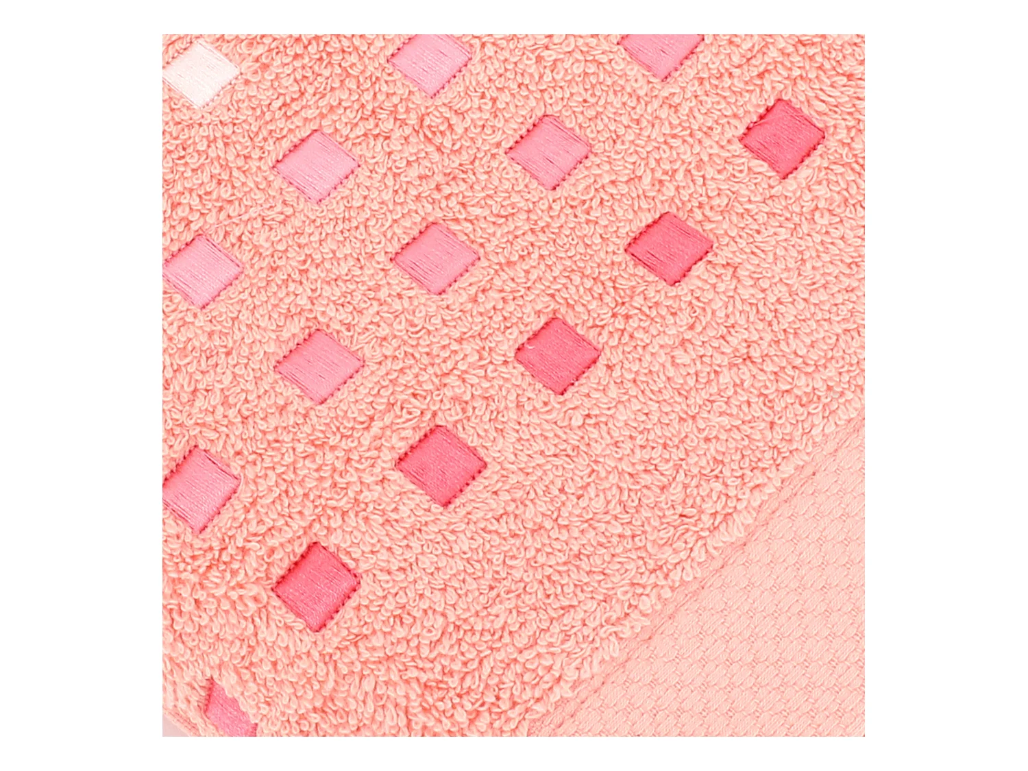 Drap de bain 100x150 cm coton 550 g/m2 PURE PRIMAVERA rose Saumon