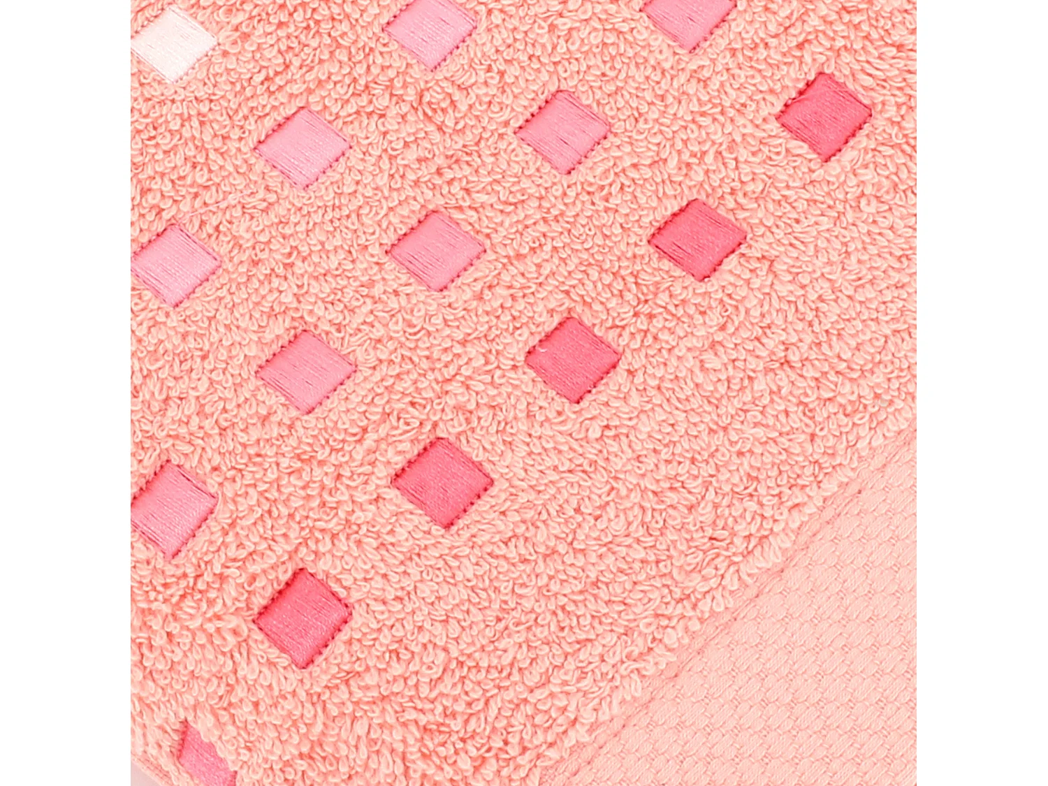 Drap de bain 100x150 cm coton 550 g/m2 PURE PRIMAVERA rose Saumon