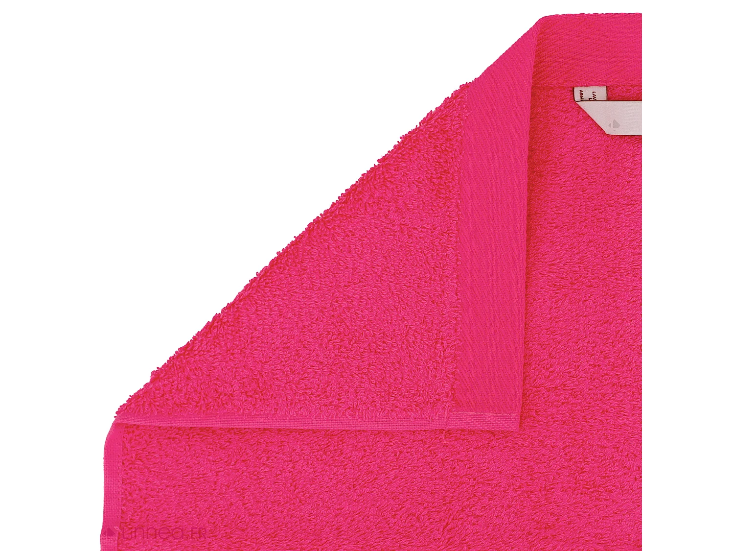 Lot de 2 serviettes invité 30x30 cm coton peigné ALBA fraise