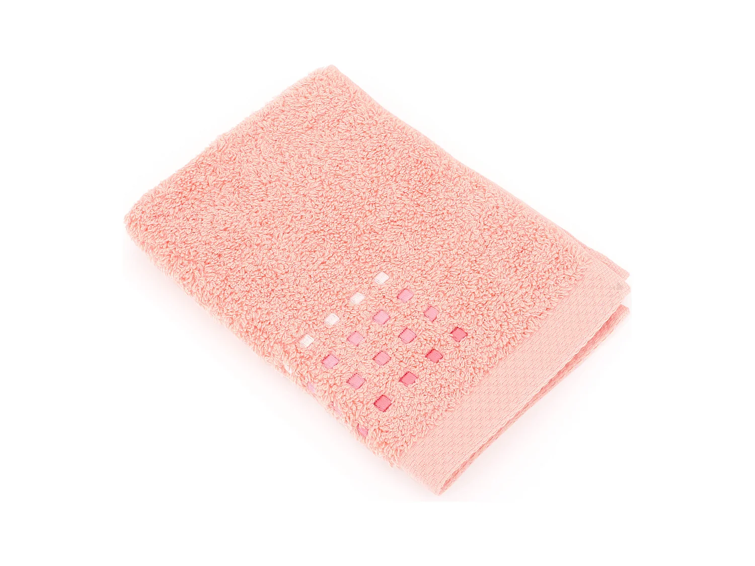 Serviette invité 33x50 cm coton 550 g/m2 PURE PRIMAVERA rose Saumon