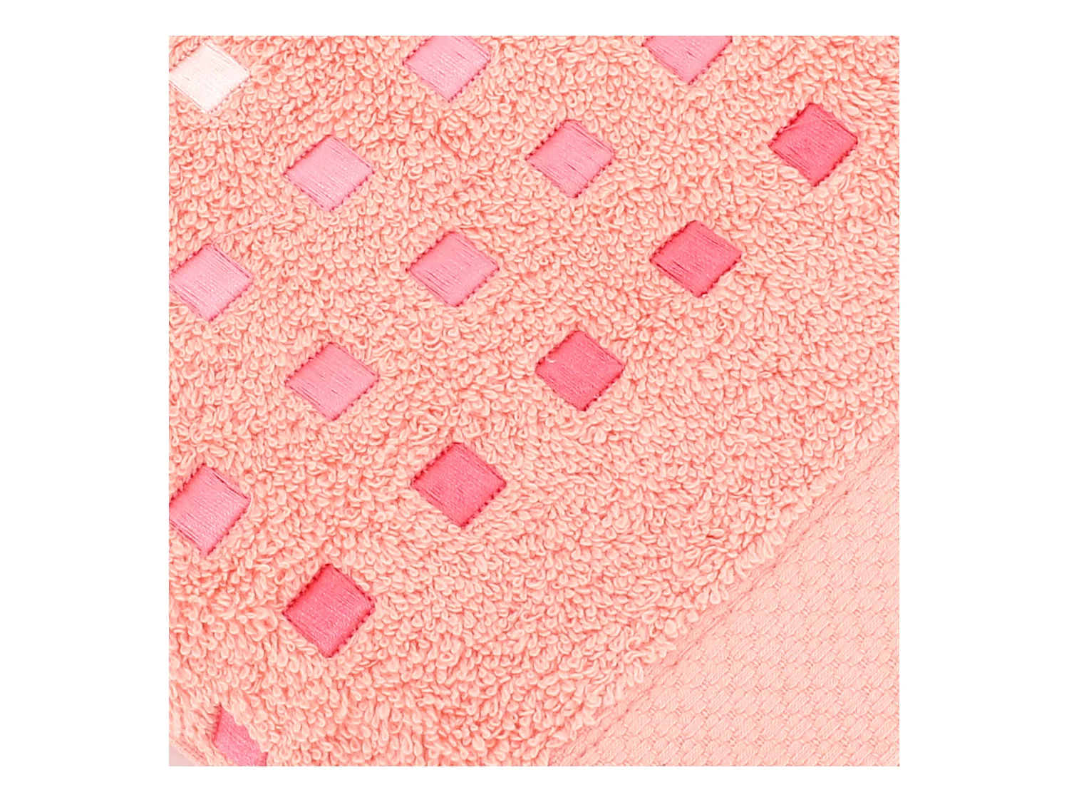 Serviette invité 33x50 cm coton 550 g/m2 PURE PRIMAVERA rose Saumon