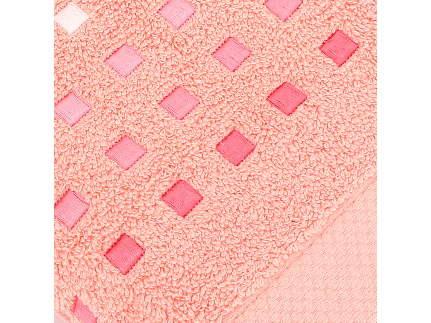 Serviette invité 33x50 cm coton 550 g/m2 PURE PRIMAVERA rose Saumon