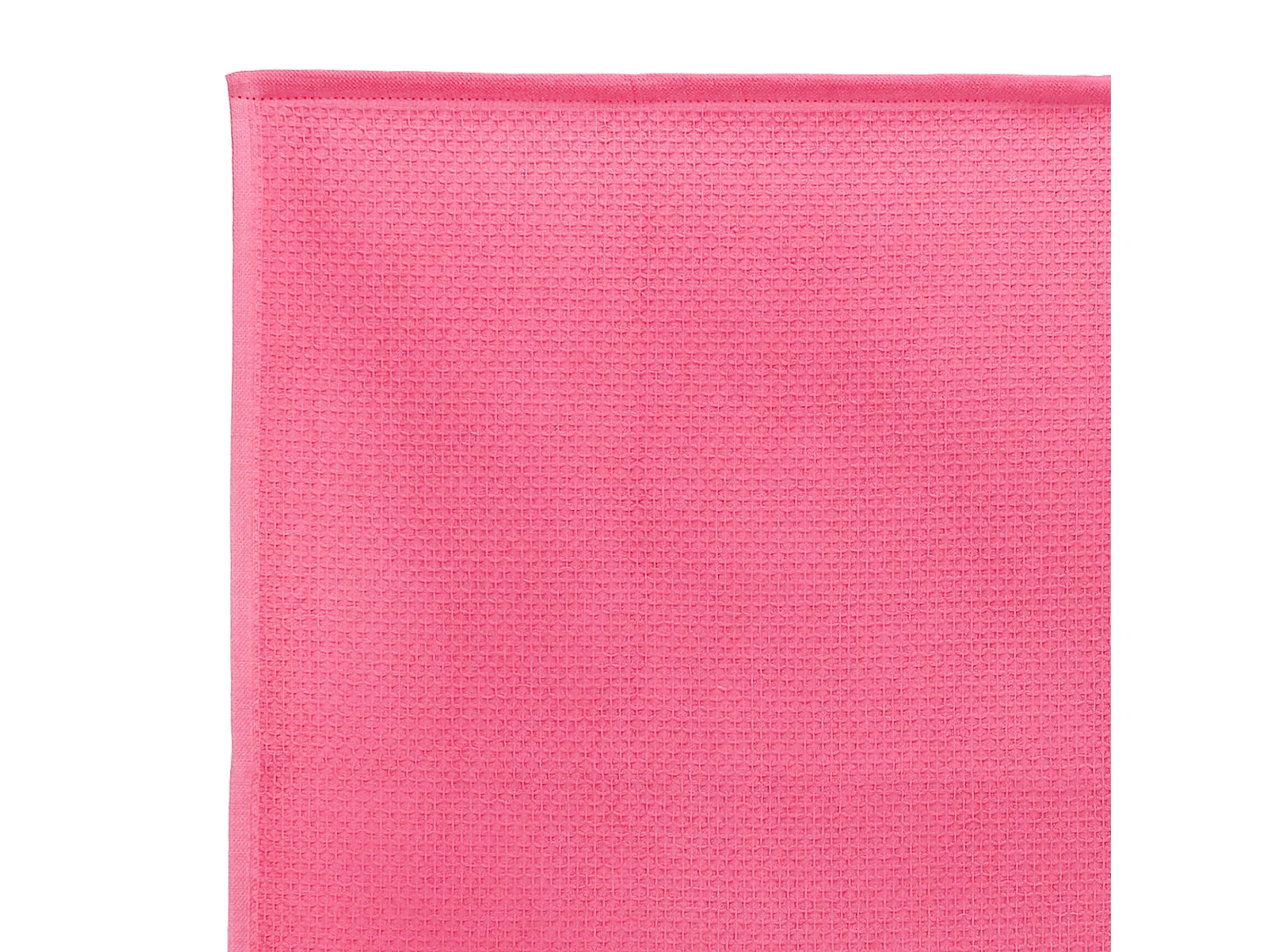 Lot de 2 torchons de cuisine 50x50 cm nid d'abeille PURE KITCHEN WAFFLE Fraise