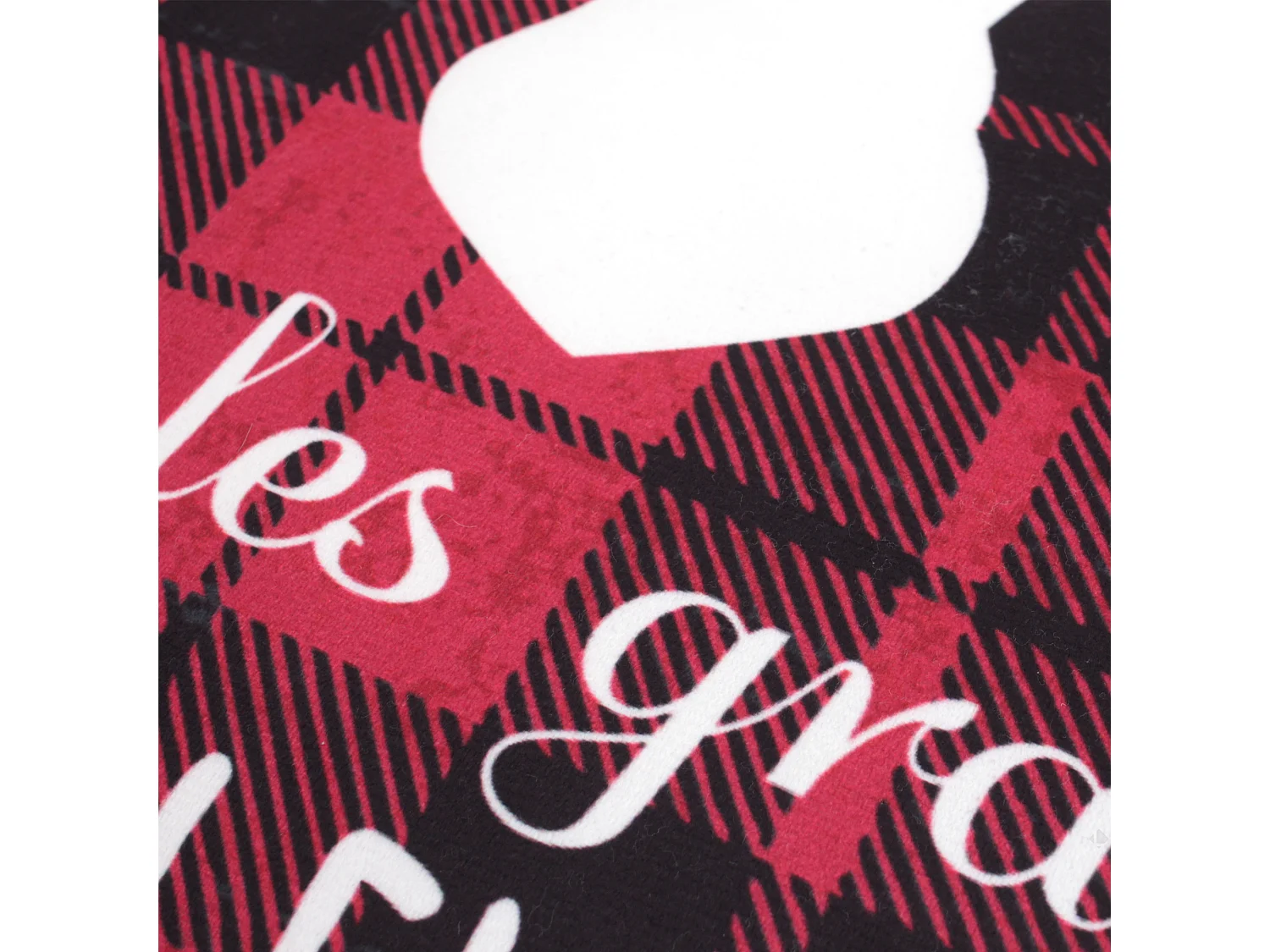 Coussin 40X40 cm COSY FRILEUX rouge/blanc