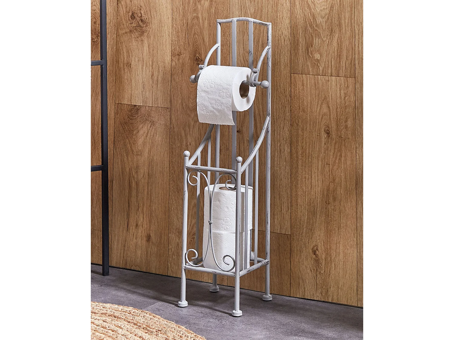 Toilet Paper Holder BRISA Metal Grey