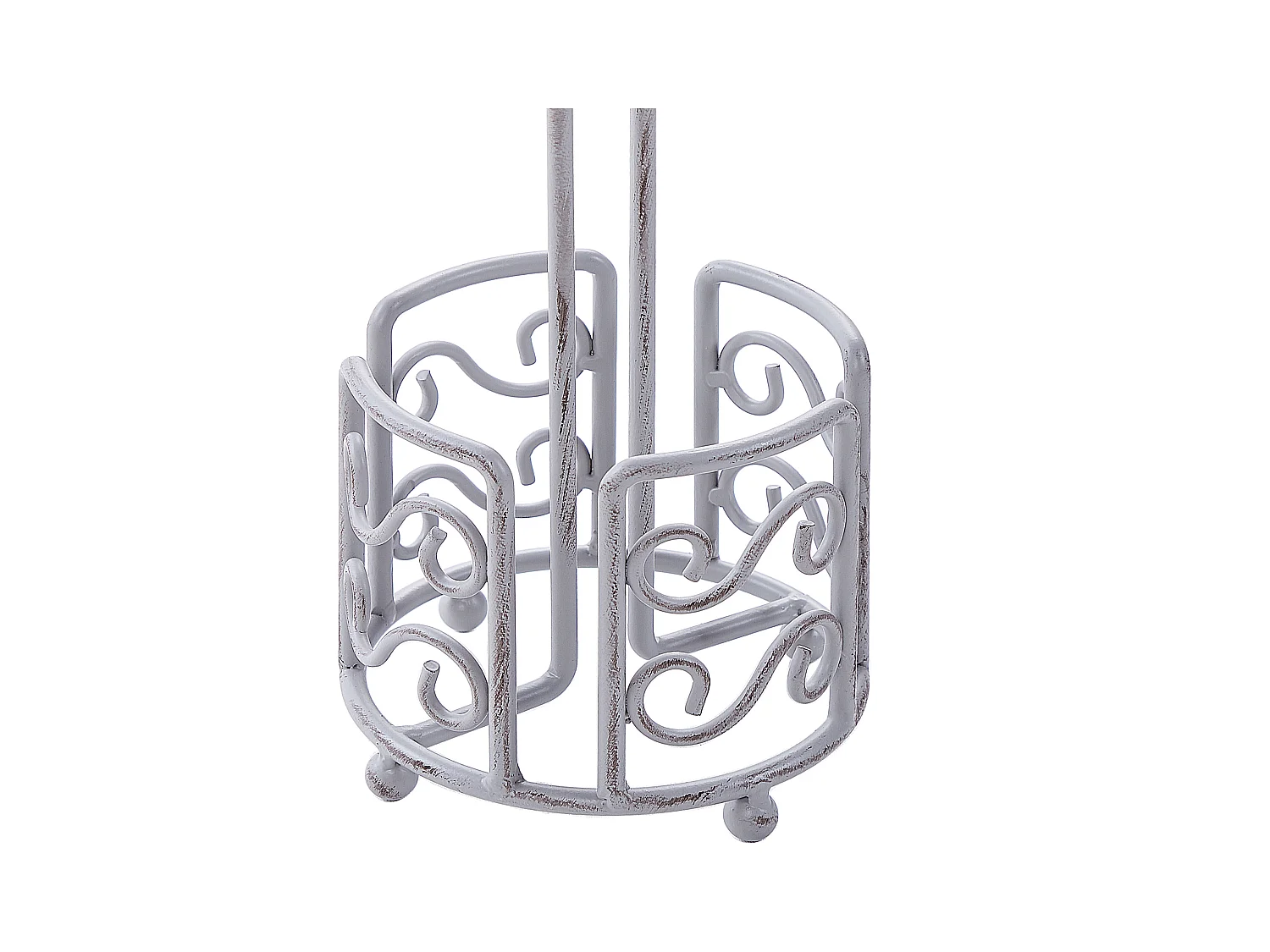 Porte-papier toilette MANDI Métal Gris