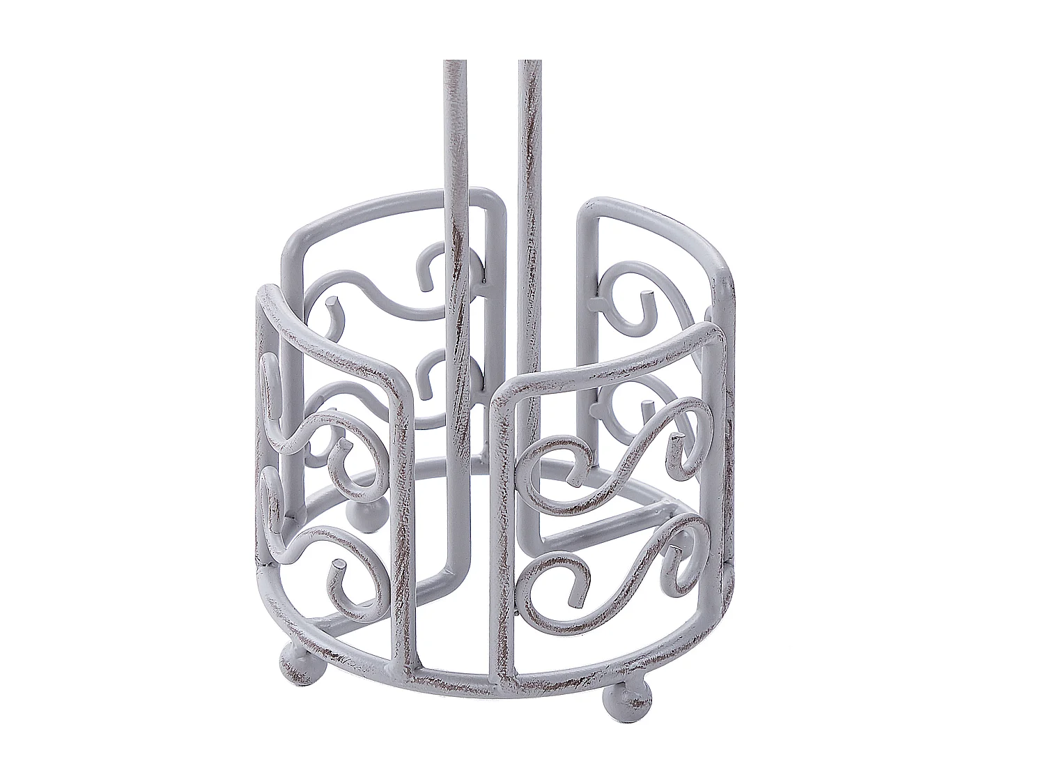 Porta-rolos para papel higiénico MANDI Metal Cinzento