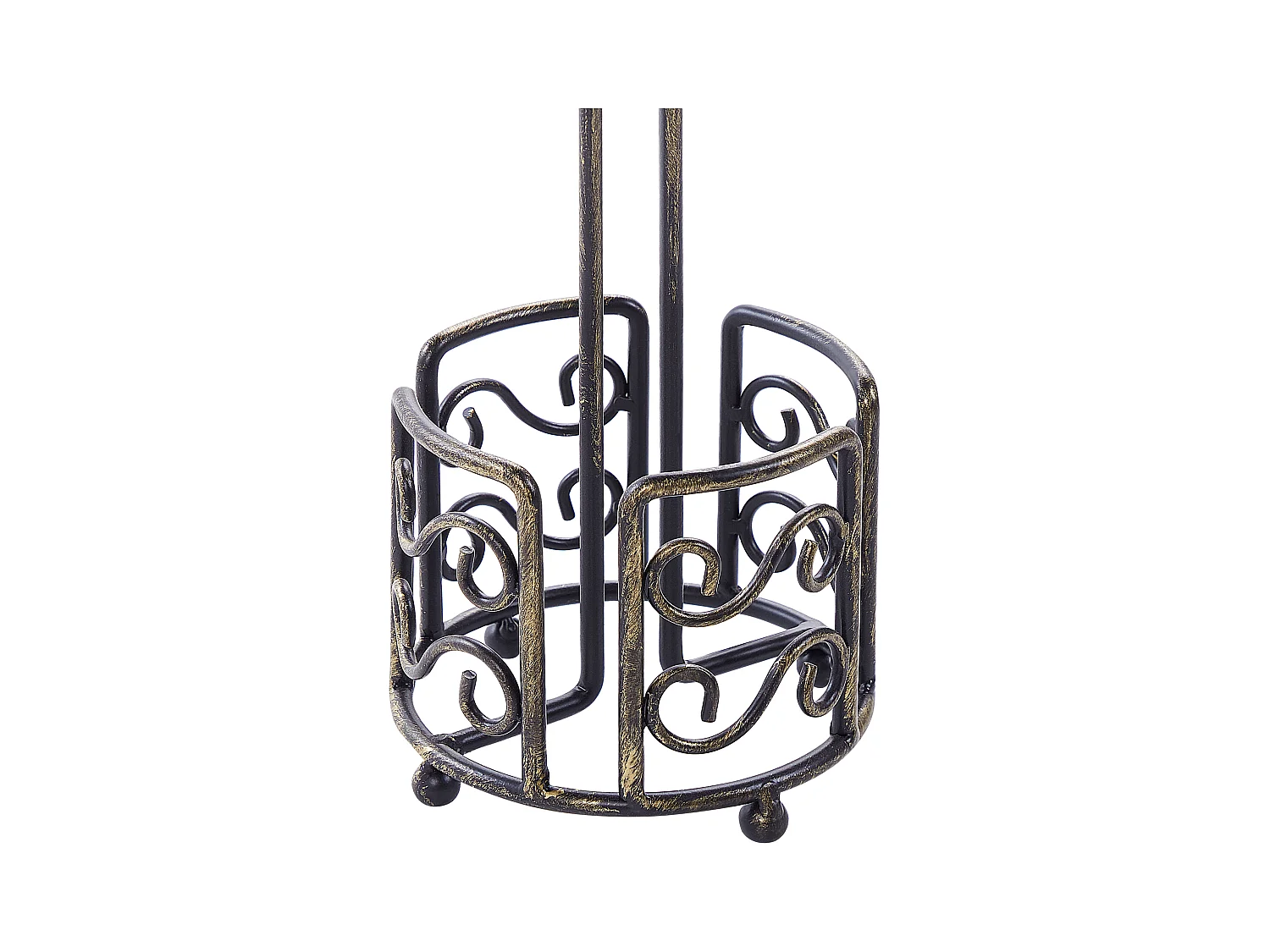 Porte-papier toilette MANDI Métal Noir