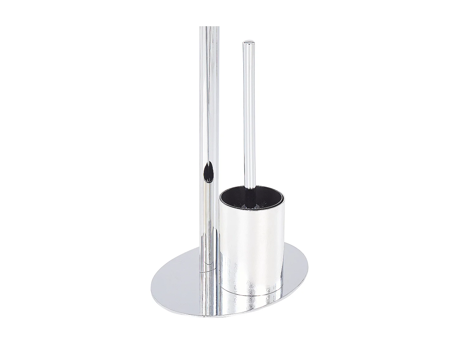 Toiletrol- en toiletborstelhouder SARTO Metaal Zilver