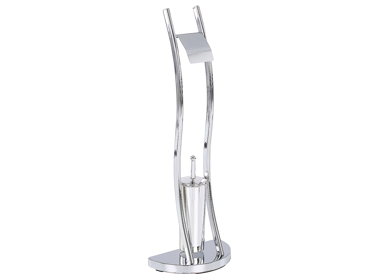 Toilet Roll and Brush Holder SOACHA Metal Silver